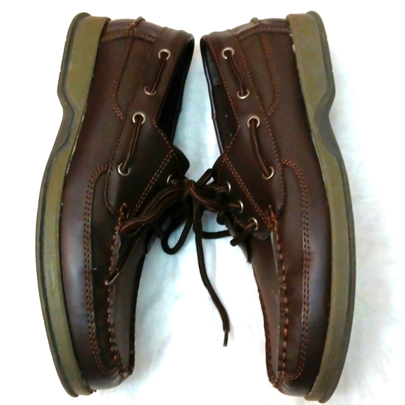 Outland Barry Boat Shoes, Dark Brown, 9.5, NWT - Picture 4 of 9